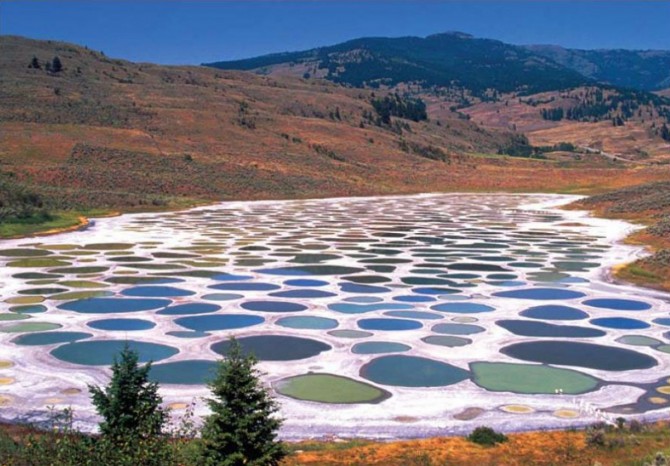 Weird Places - Spotted Lake - Klilkuk Blue and Green