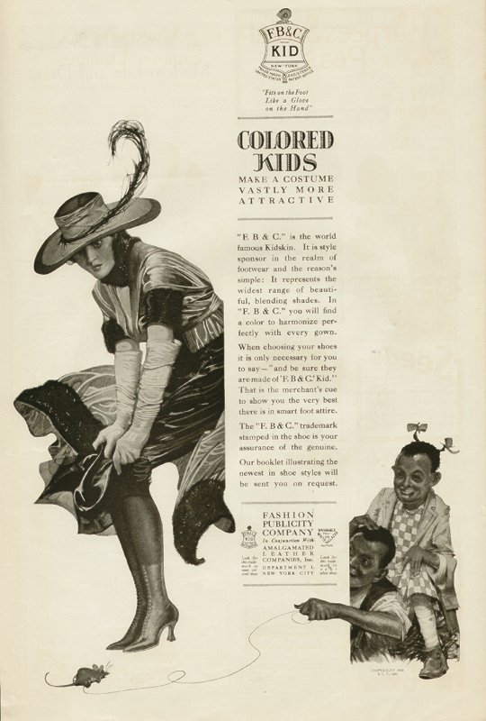 colored kids racist advert