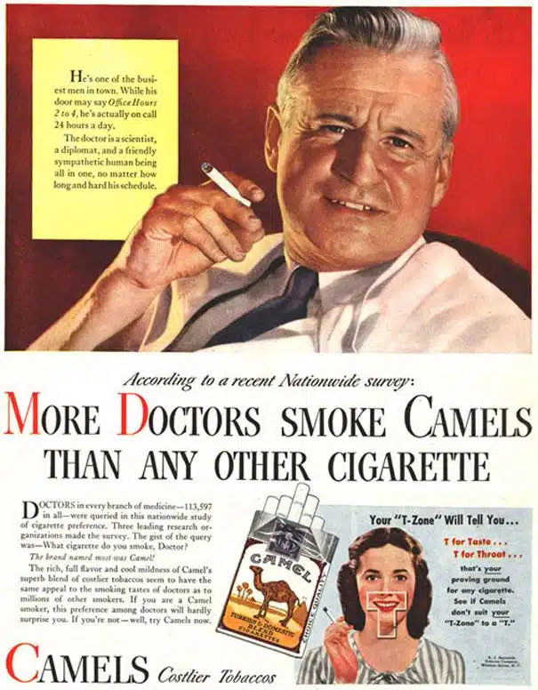 doctors smoke camels advert