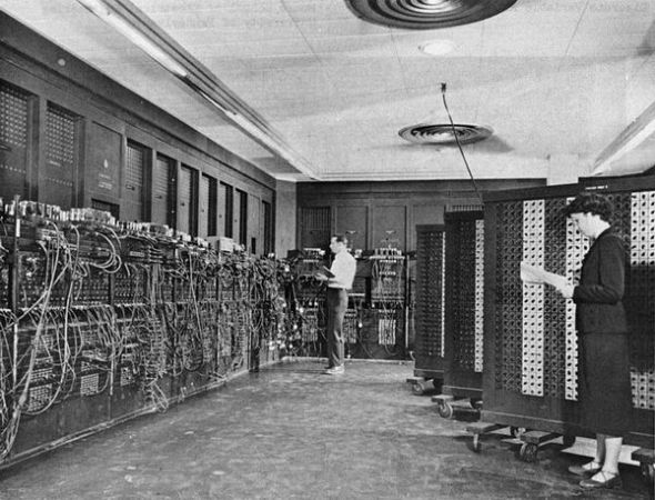 eniac - computer constructed in years 1943-45 USA