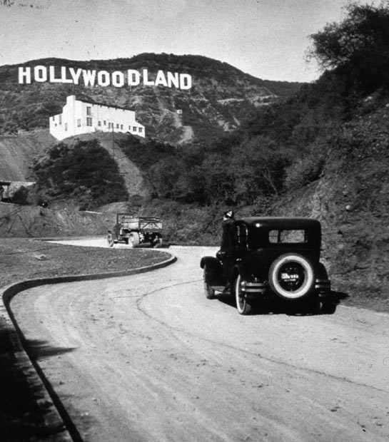 original hollywood sign in 1923
