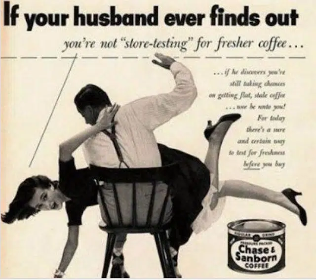 spank wife advert