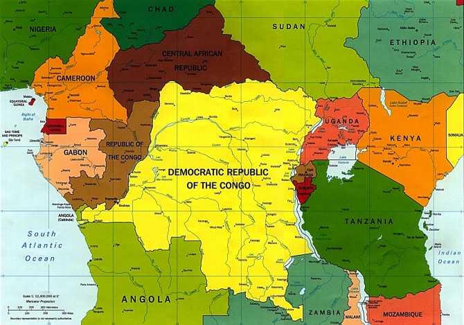 Central African Republic - map