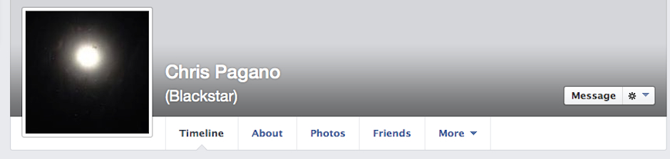 Chris Pagano New Facebook