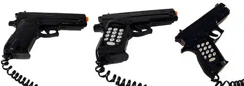 Darwin Awards Ken Charles Barger - Gun Phone