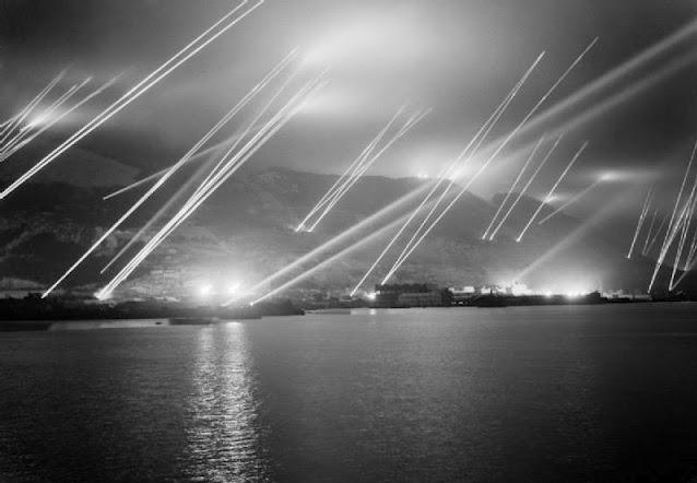 Historical Photos - Gibraltar Search Lights