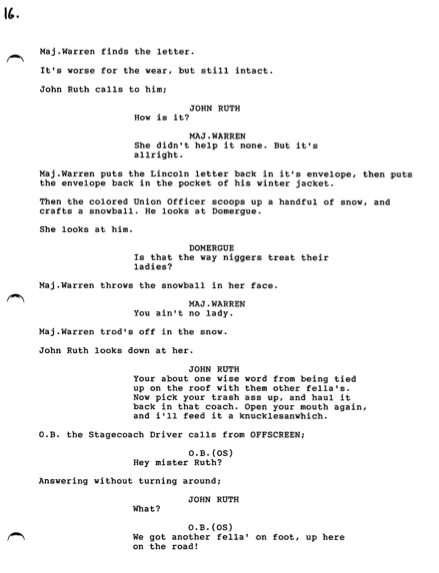 Hateful Eight Script Page 16