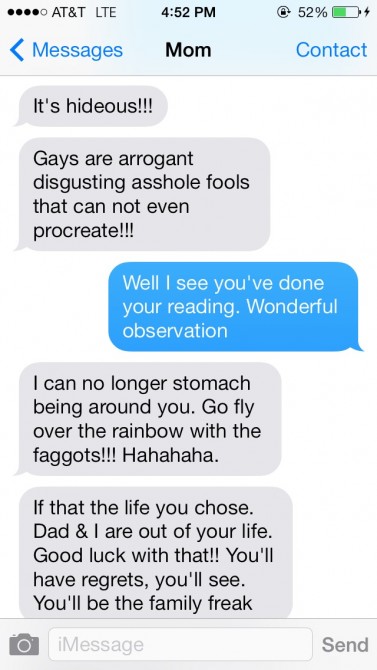 Texts From My Homophobic Mother 2