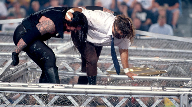 Mankind Undertaker Hell In A Cell 12