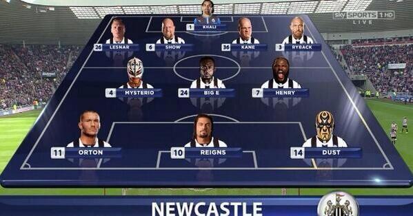 Newcastle United Starting XI
