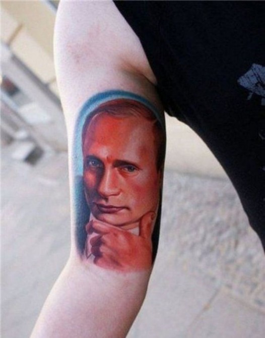 Russia With Love - Tattoo putin