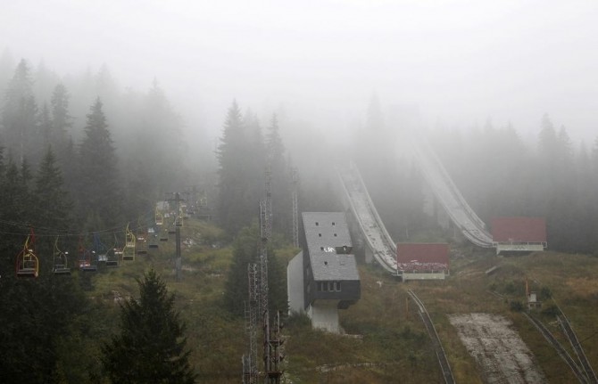 Sarajevo Winter Olympics - Abandoned - Ski Jump
