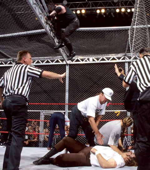 Undertaker Mankind Hell In A Cell 22