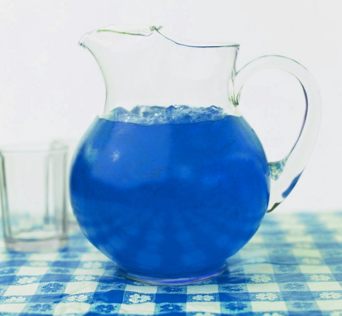 Pitcher of Red Beverage