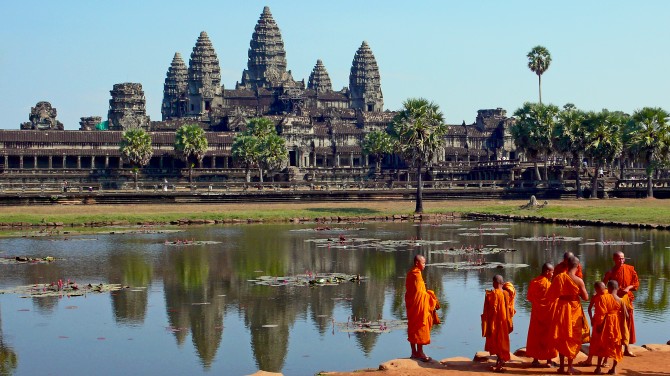 Bucket List - Angkor Wat with monks