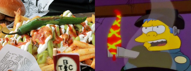 Simpsons Chili Comparison