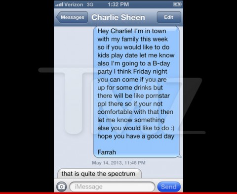 abraham farrah charlie text messages sheen teen leaks mom imgur leaked texts tmz brutal gets between them she guzzler stagnant