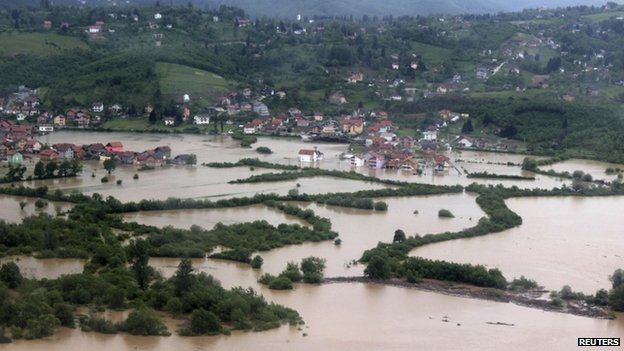 Serbia Bosnia Floods - Sarajevo