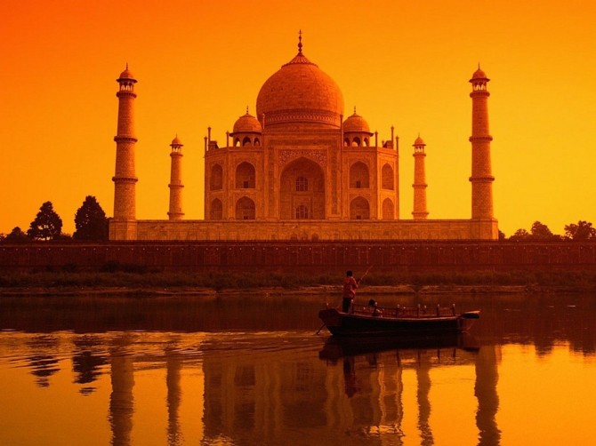 Best Sunsets Taj Mahal India