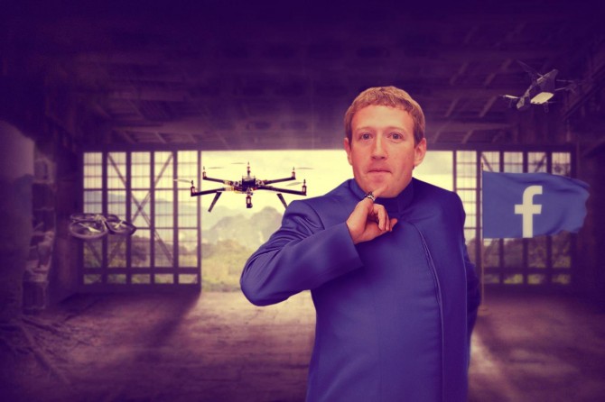 Facebook Experiment - Mark Zuckerberg drones