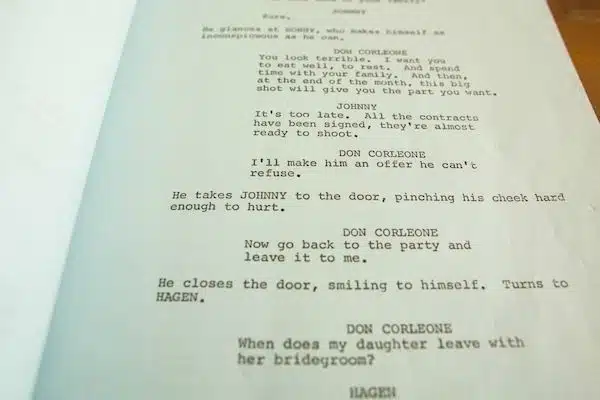 Godfather Script 7