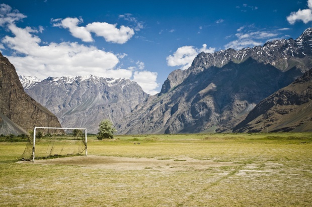 Football Pitch in the Himalayas