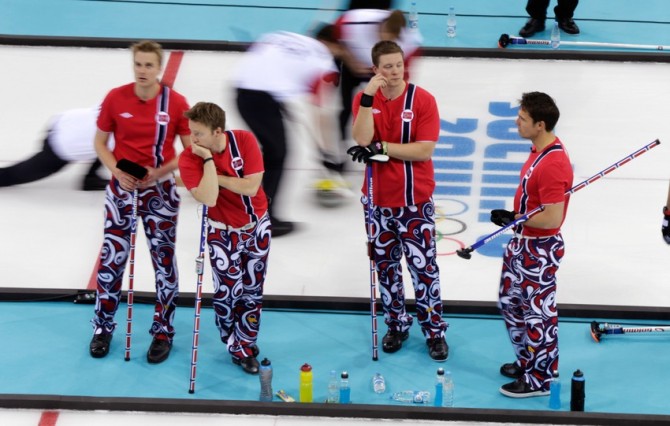 Brave Trousers Bad Pants - Norway Curling Team psychedelic