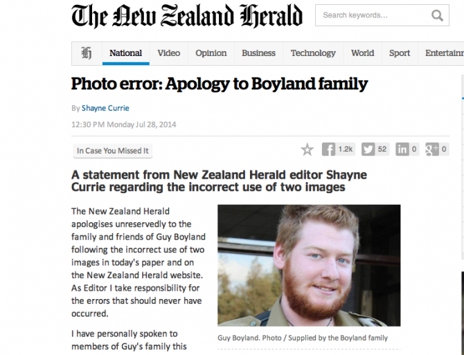 New Zealond Apology