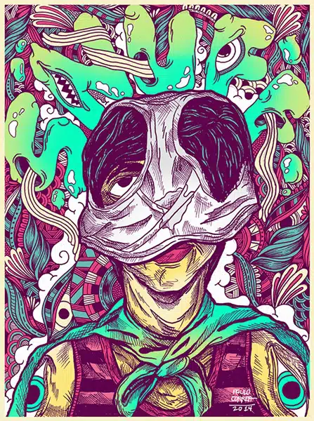 Chuck Palahniuk Gig Posters 1