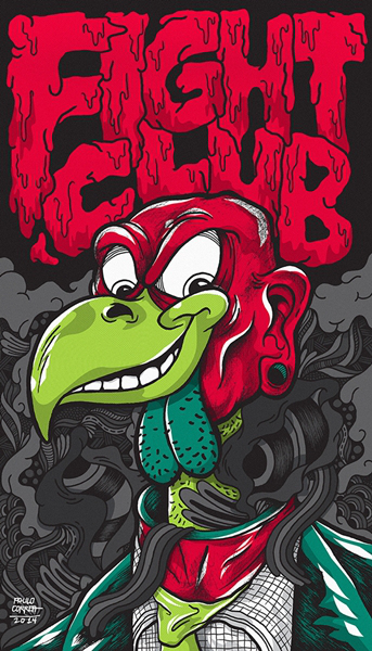 Chuck Palahniuk Gig Posters 3