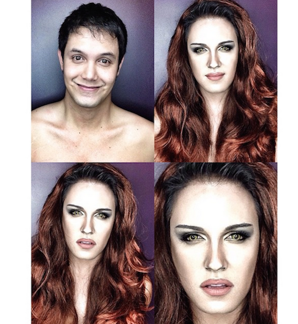 Celebrity Makeup Transformations 8
