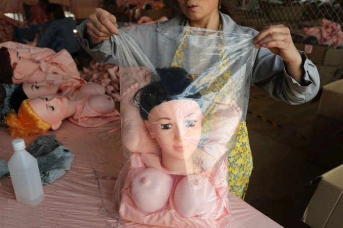 Chinese Blow Up Doll Factory - packed