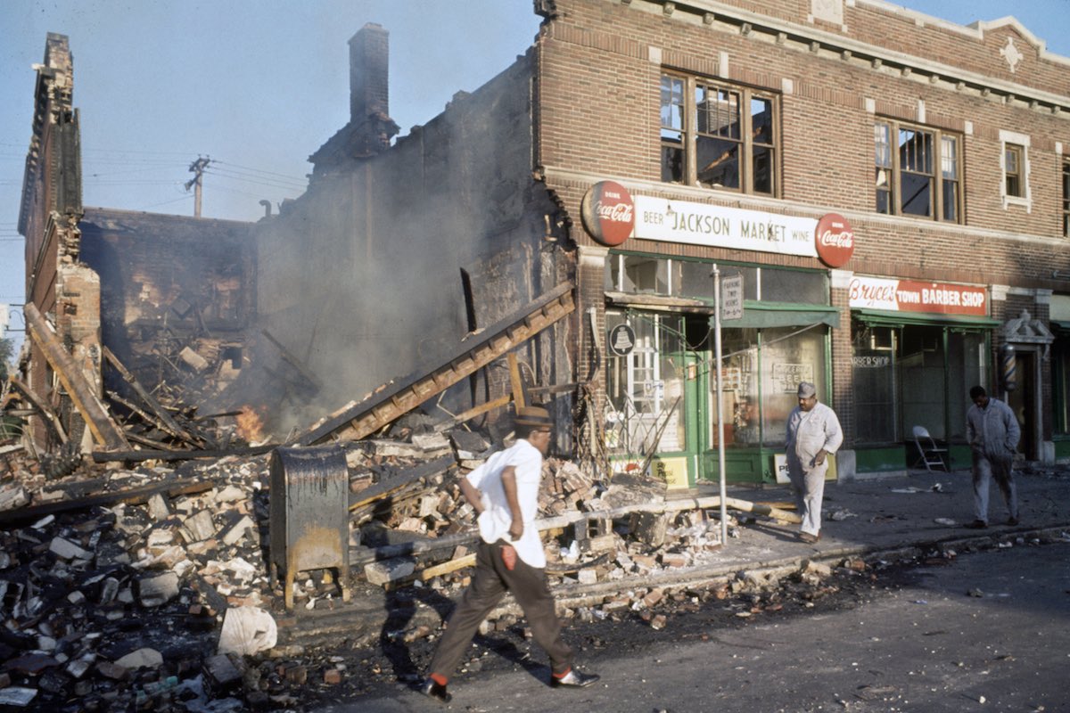 Detroit During The 1967 Riots