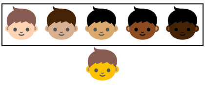 Racially Diverse Emojis