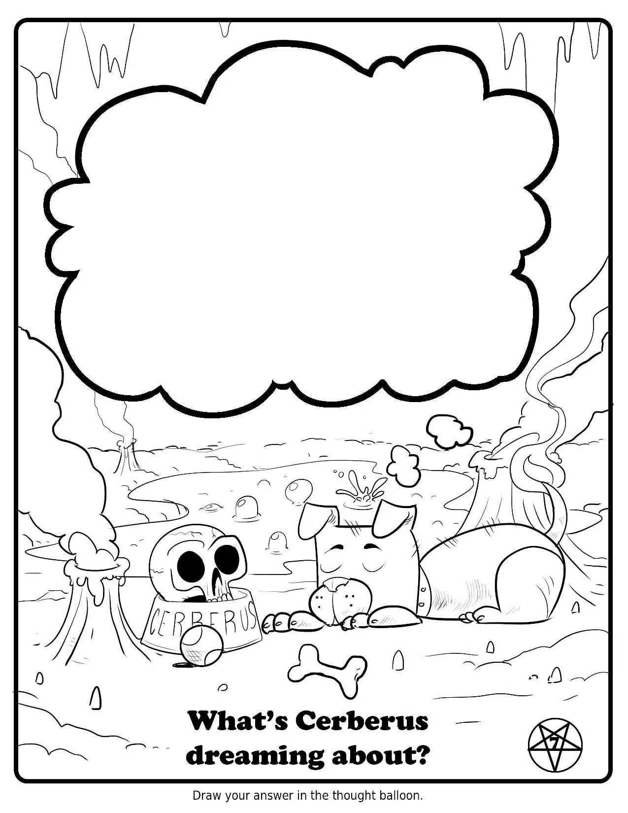 Satanist Activity Book Page 8