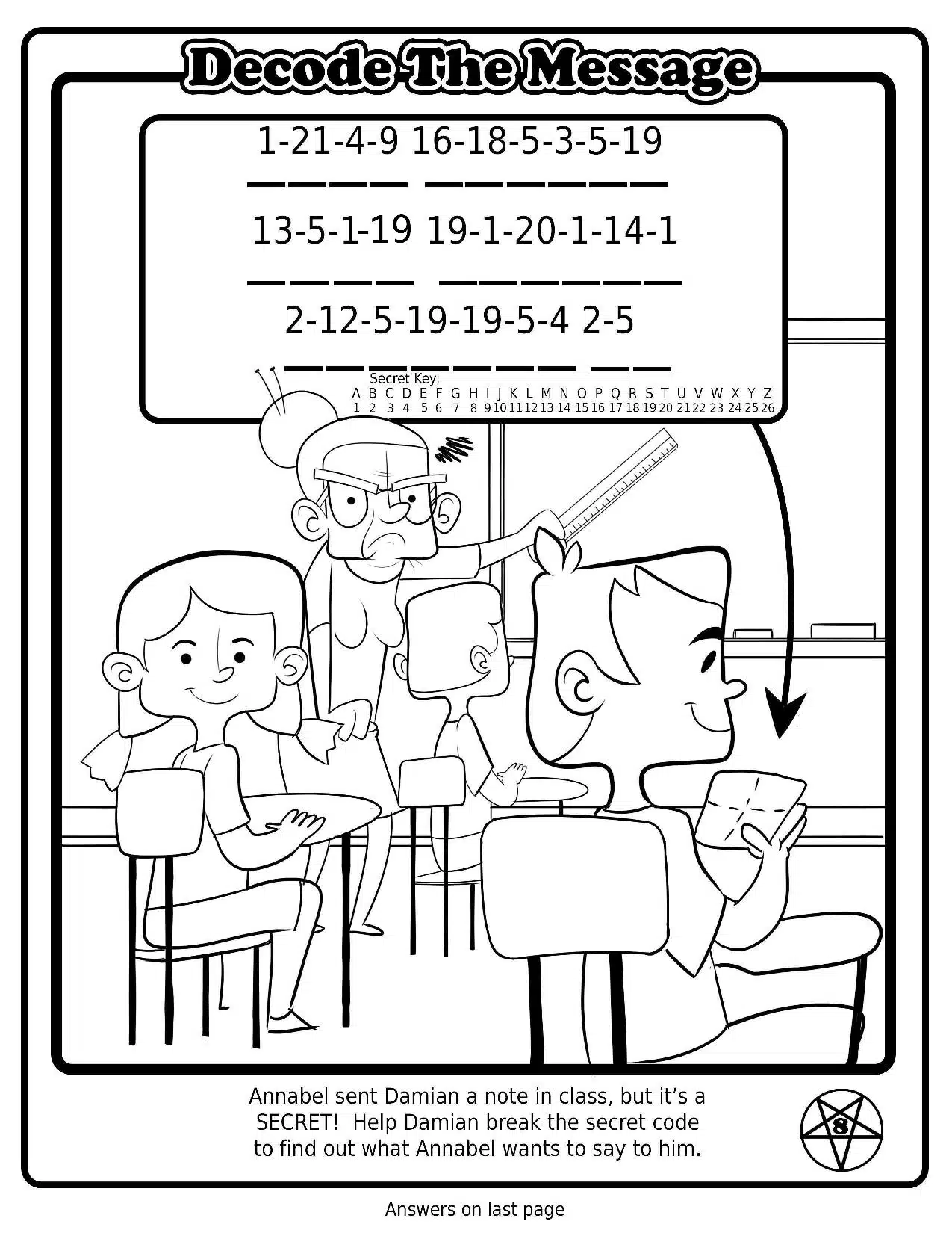 Satanist Activity Book Page 9