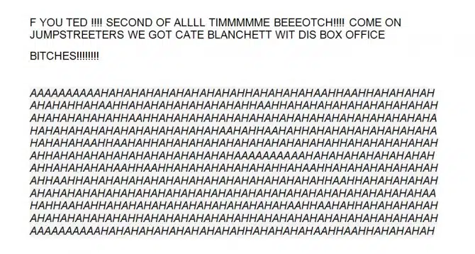 Channing Tatum leaked e-mail
