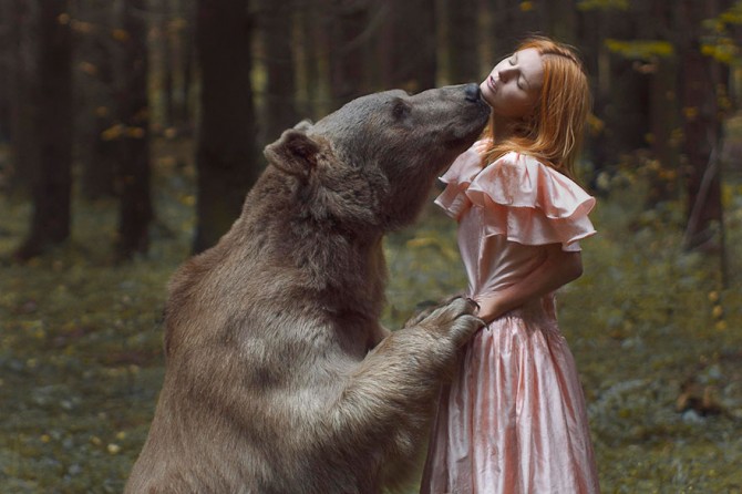 Katerina Plotnikova - Girl And Bear 2