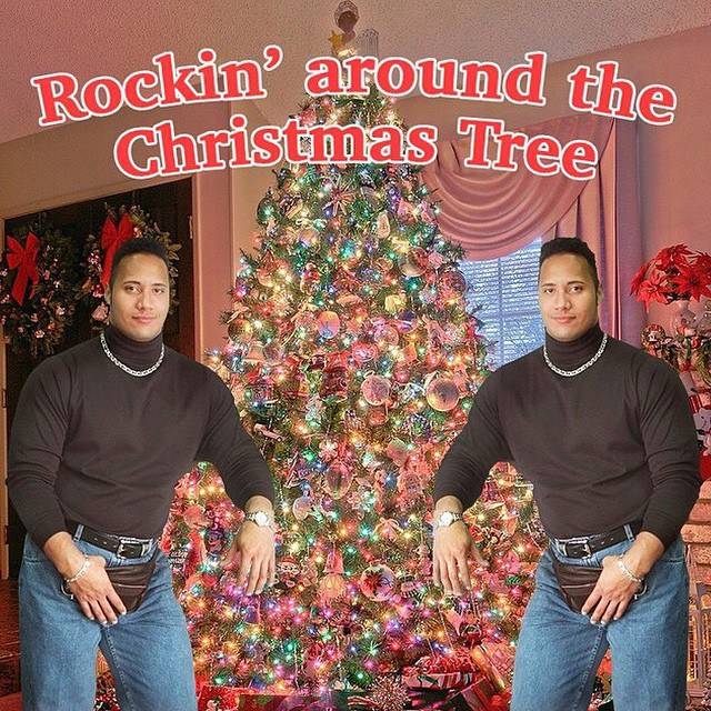 The Rock Christmas Card