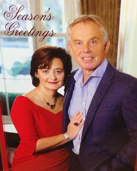 Tony Blair Christmas Card