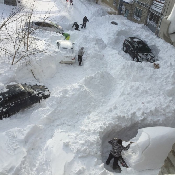 Vladivostok Snow Storm 2