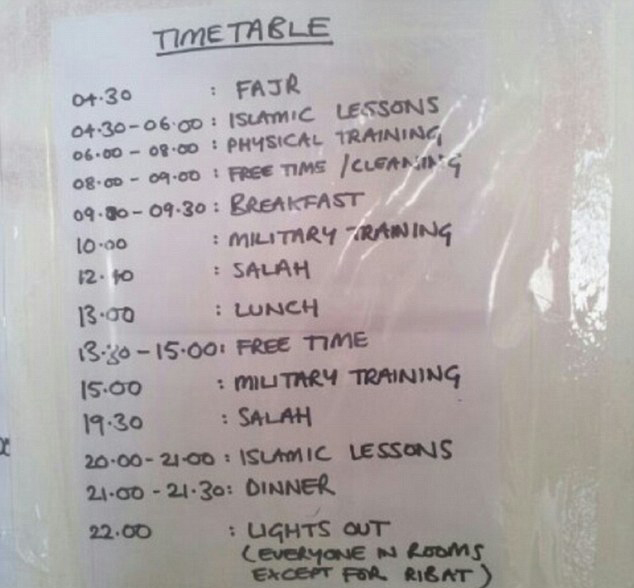 isis schedule