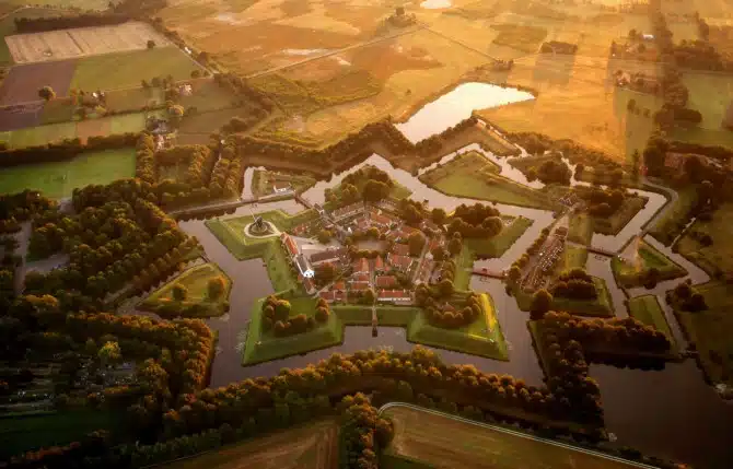 Best Drone Photos - Bourtange, in eastern Netherlands