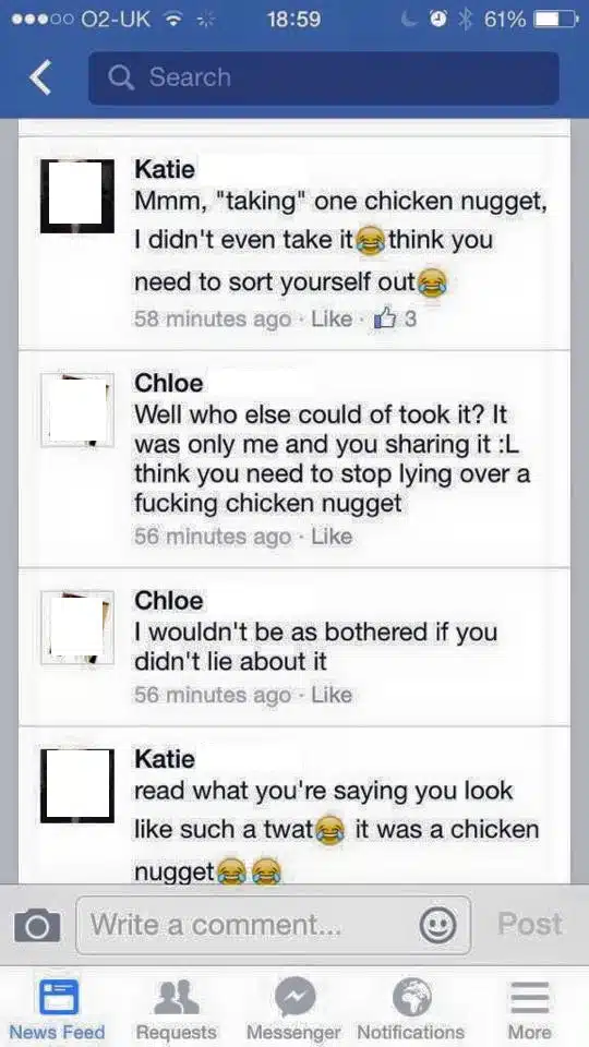 Chicken Nuggets Argument 1Chicken Nuggets Argument 1