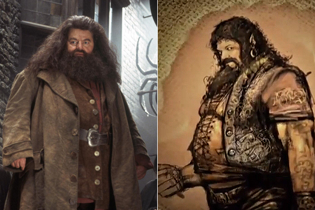 Early Concept Art - Hagrid