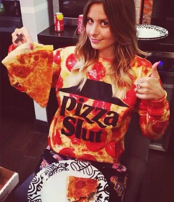 Hot Girls Eating Pizza 15