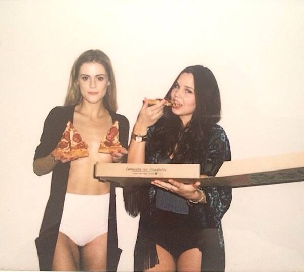 Hot Girls Eating Pizza 8