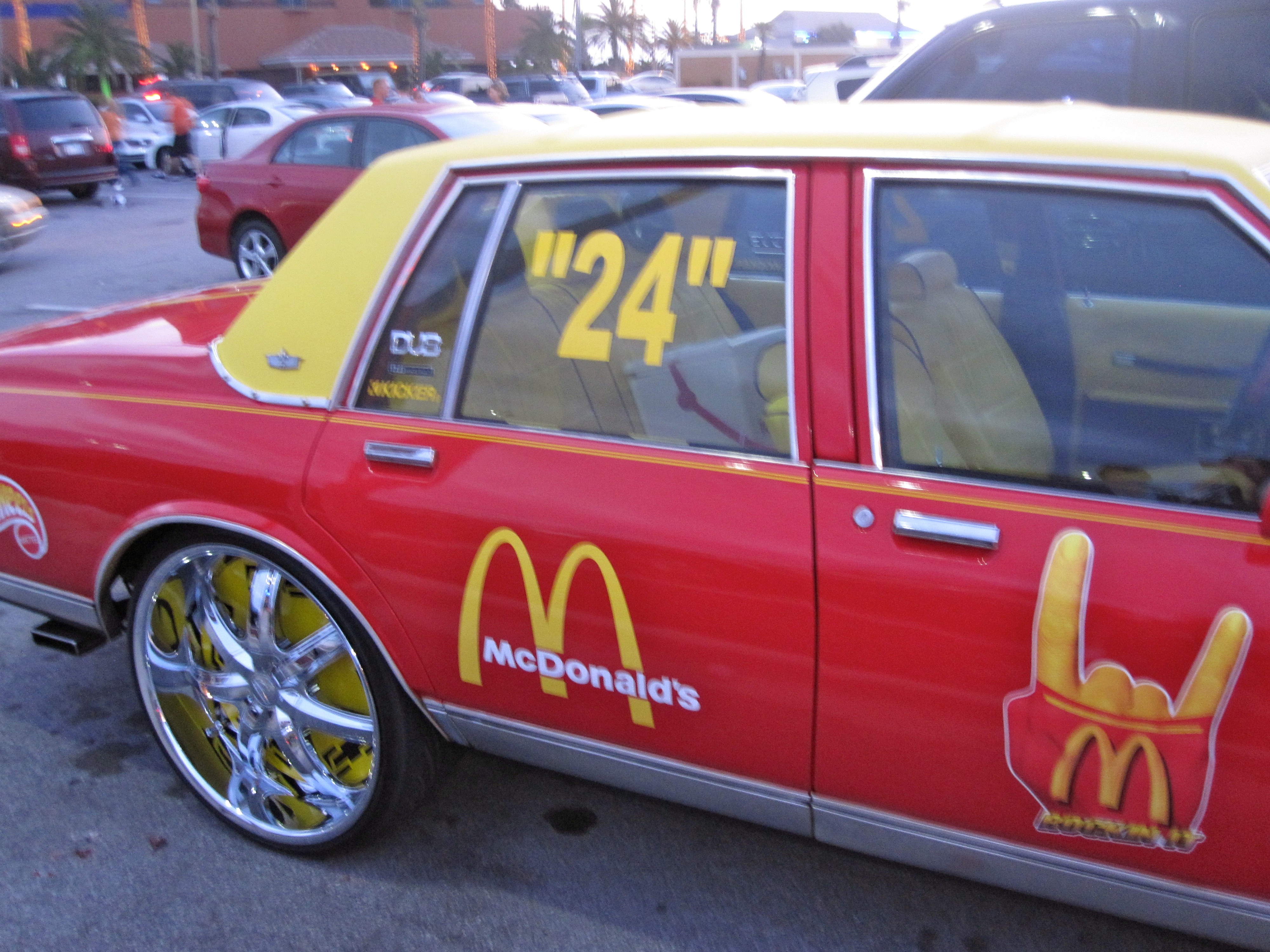 McDonalds Delivery UK McDelivery Car