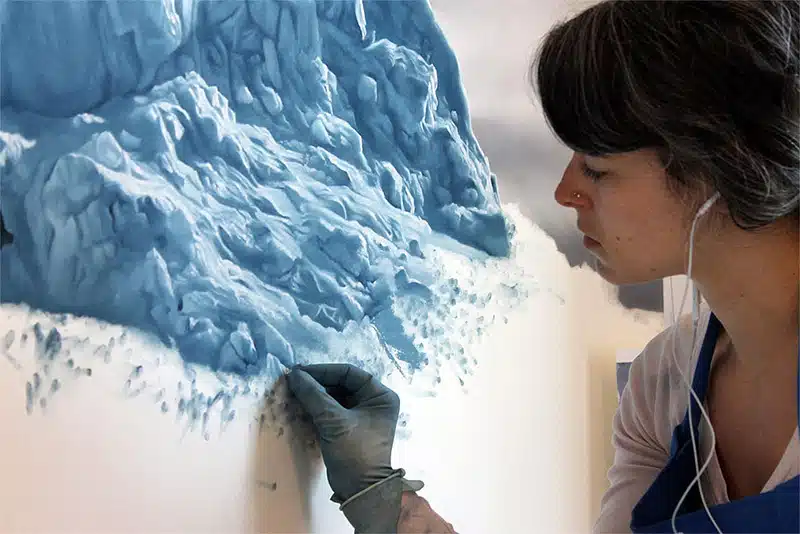 Zaria Forman - At Work 2