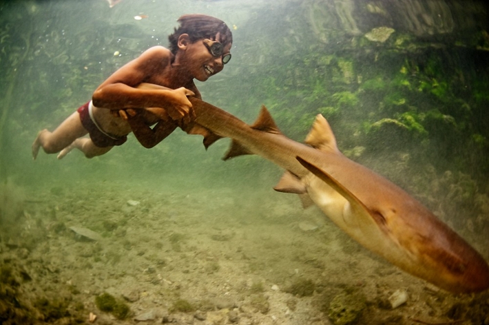 Bajau people of Malaysia - Enal Pet Shark